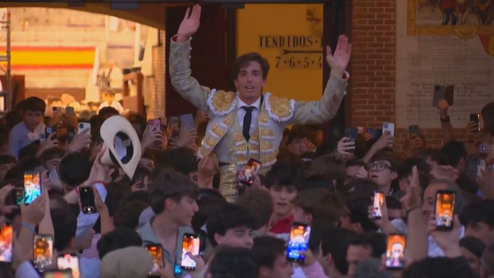 Puerta Grande para Julio Norte en su presentación en Madrid