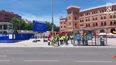 Un escape de gas en Ventas provoca cortes en tres líneas de Metro y en los accesos a la plaza de toros