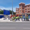 Un escape de gas en Ventas provoca cortes en tres líneas de metro y en los accesos a la plaza de toros