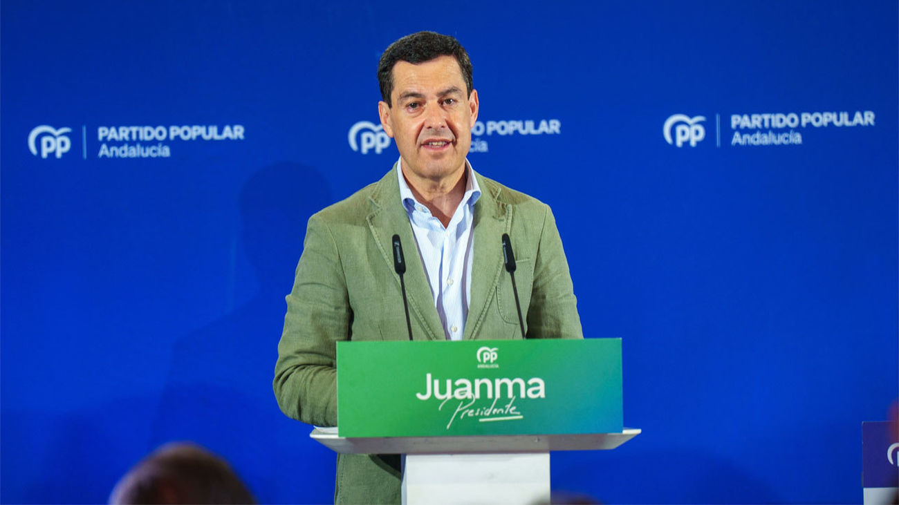 Juan Manuel Moreno ante la Junta Directiva Regional del PP