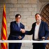 Illa y Junqueras firman el acuerdo de Presupuestos para Cataluña de 2026