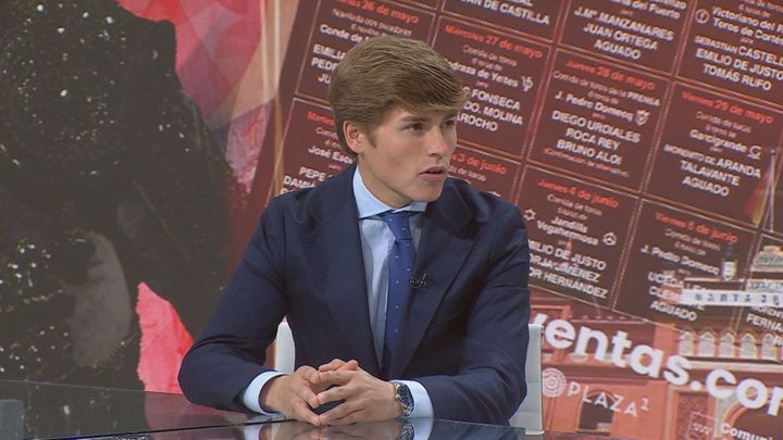 Álvaro Serrano, en Telemadrid: "Como atlético sigo la filosofía del Cholo: toro a toro"