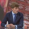 Álvaro Serrano, en Telemadrid: "Como atlético sigo la filosofía del Cholo: toro a toro"