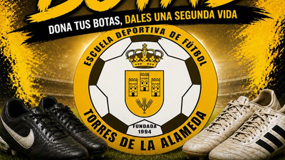 Organizan en Torres de la Alameda una recogida de botas de fútbol para una academia de Senegal