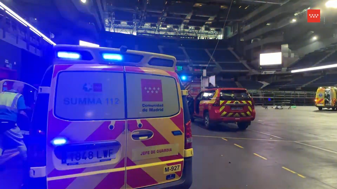 Muere un operario de 50 años tras caer desde 30 metros en el Movistar Arena