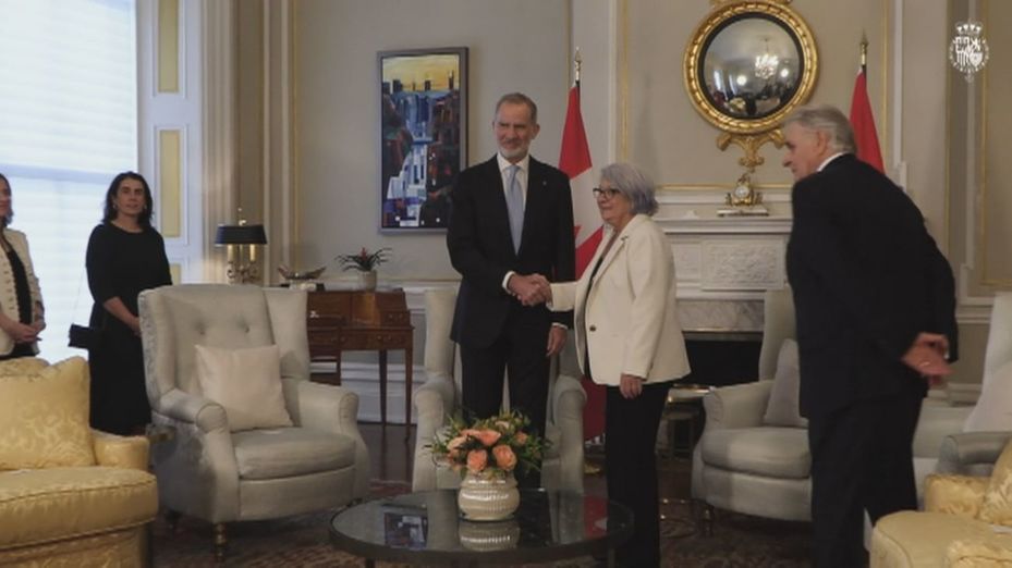 Cena en honor de Felipe VI en Otawa, dentro de su viaje oficial a Canadá