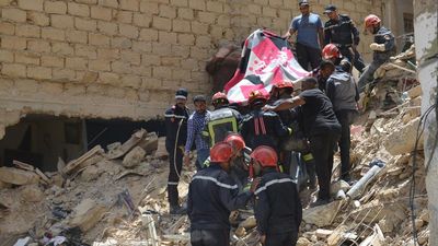 Nueve muertos tras el derrumbe de un edificio en Marruecos