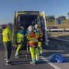 Herido grave un hombre tras colisionar su coche con un camión en la A-42, a la altura de Parla