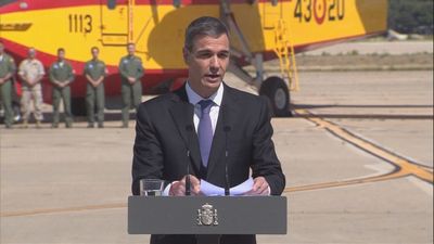 Sánchez presenta en Torrejón la campaña de incendios y evita a la prensa: "Todos contra el fuego"