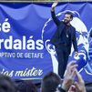 Bordalás, 'Hijo Adoptivo de Getafe': "Jamás podré contar mi vida sin el Getafe y sin la ciudad de Getafe"