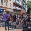 Concierto en la calle durante el Festival Barrio Sonoro