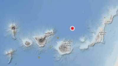 Tres islas de Canarias registran el mayor terremoto de los últimos 5 años, un seísmo de 4,8 en el mar