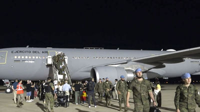 Llegan a Torrejón 255 militares españoles tras su misión de paz de la ONU en Líbano