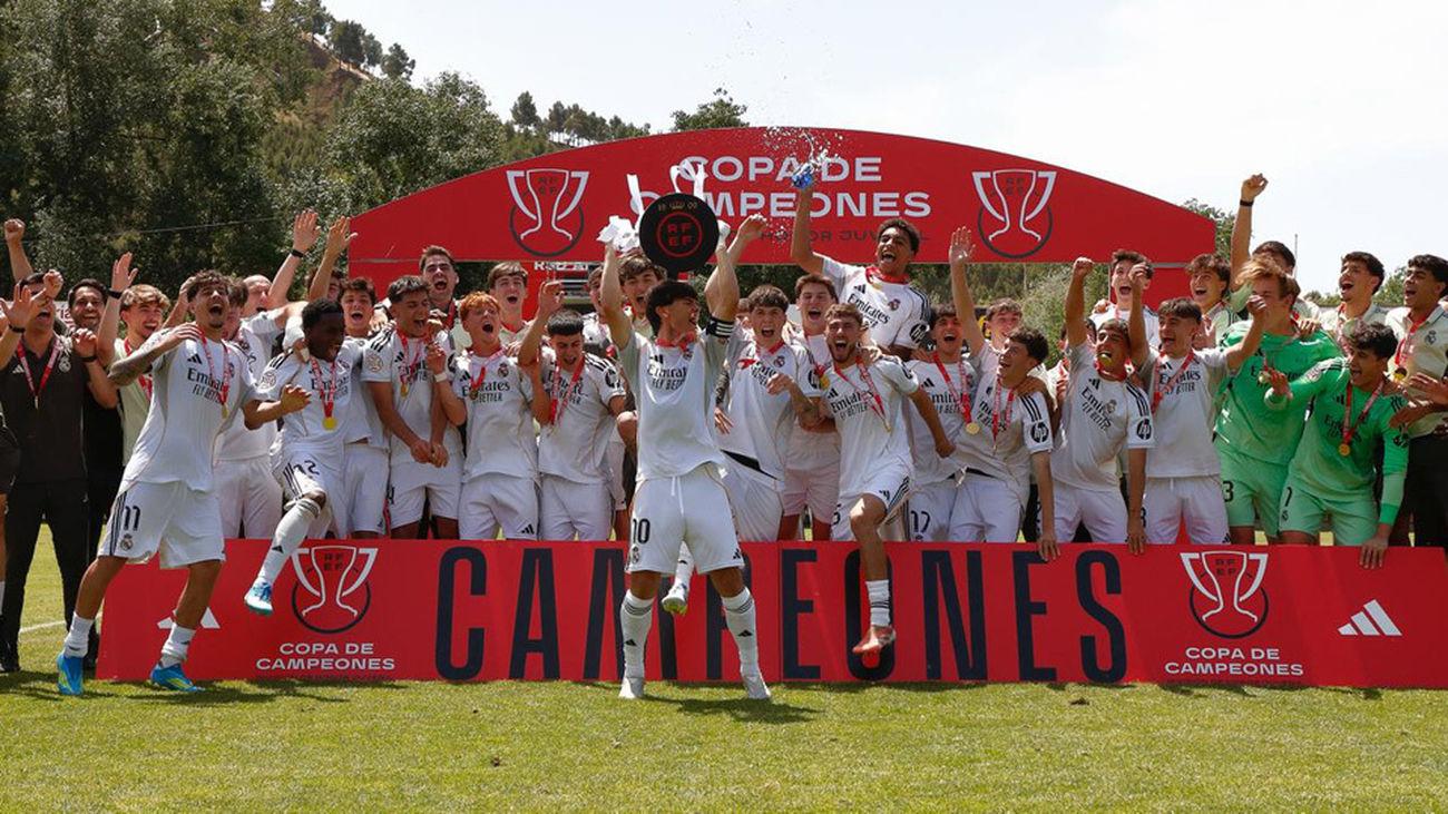 1-4. El Real Madrid doblega al Barcelona en la Copa de Campeones juvenil
