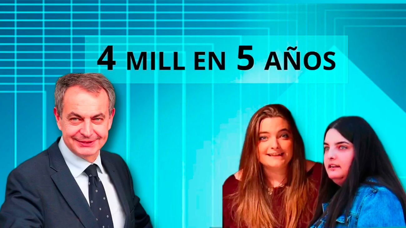 Zapatero y sus hijas llegaron a ingresar cuatro millones en cinco años y utilizaron presuntas facturas falsas