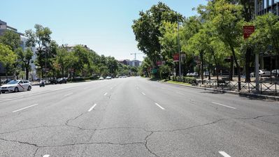 Madrid retrasa a esta medianoche los cortes de tráfico en Castellana por la visita del Papa