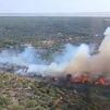 Se incorporan 11 medios aéreos a las labores de extinción del incendio de Doñana