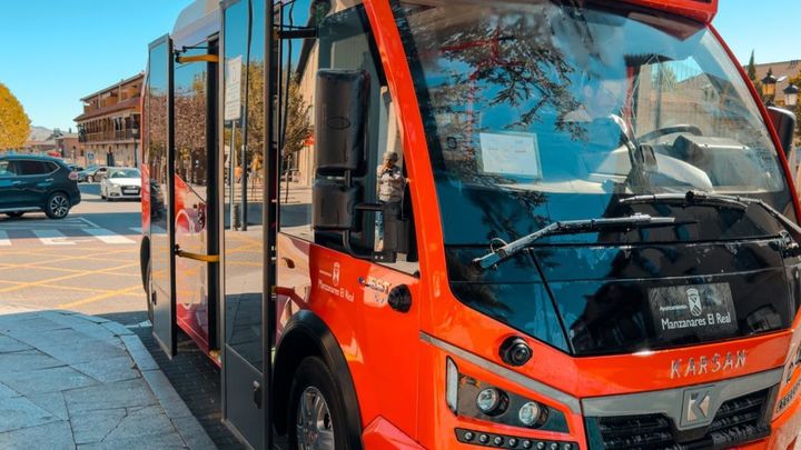 Un bus eléctrico para ir desde Manzanares a La Pedriza