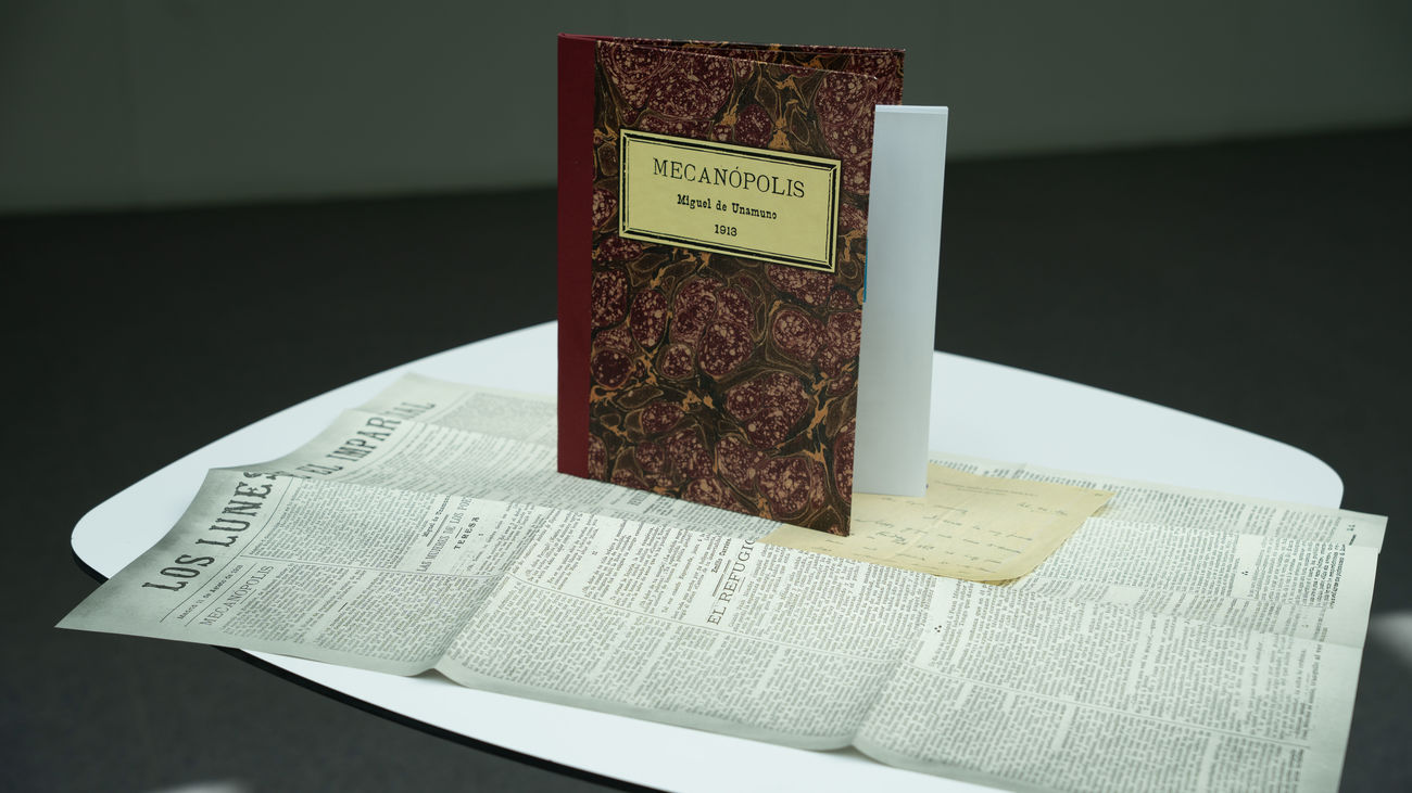 Facsímil de 'Mecanópolis', obra de Unamuno en el terreno de la ciencia ficción