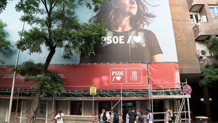 Sede nacional del PSOE en la calle Ferraz