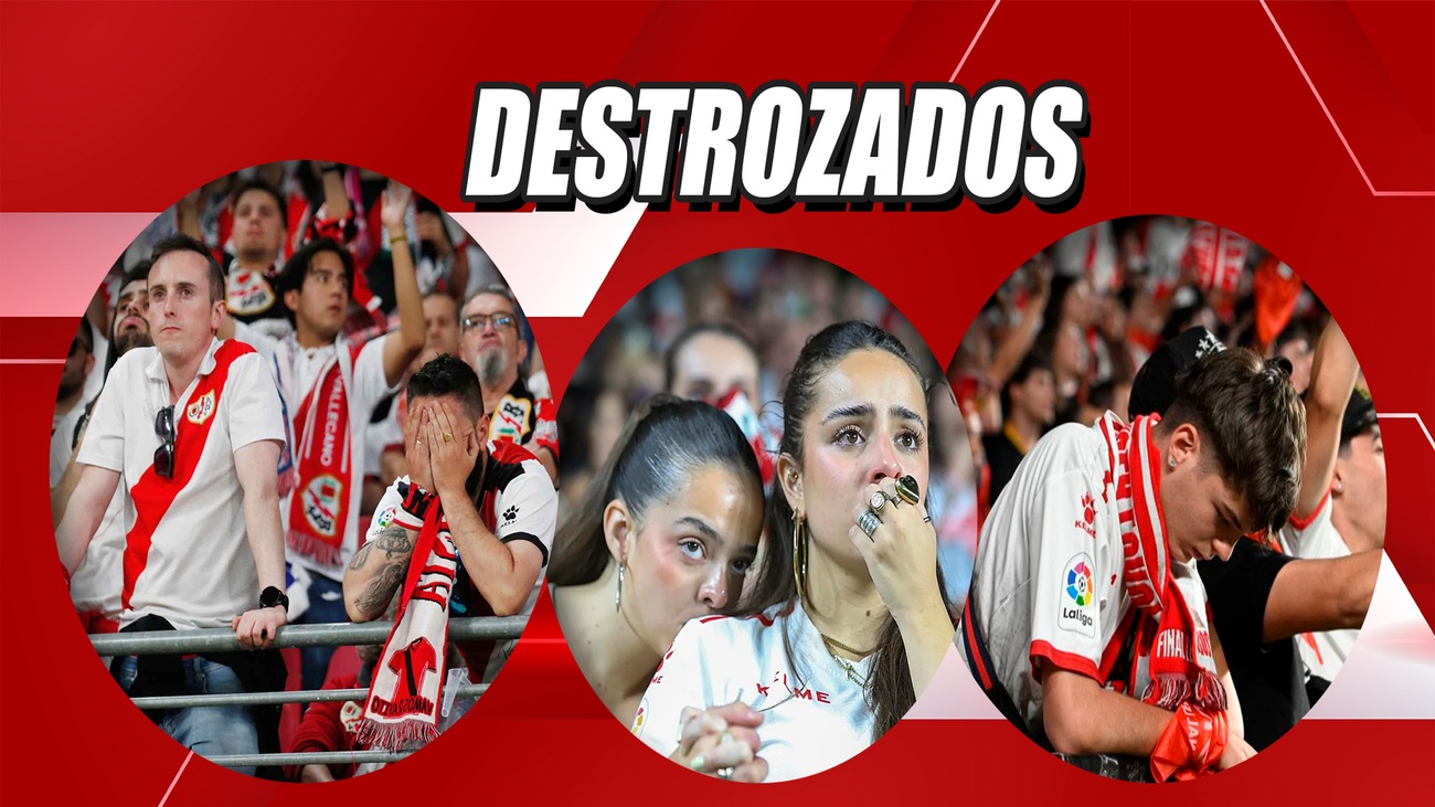 Vallecas aplaude el esfuerzo del Rayo, derrotado en su primera final en 102 años