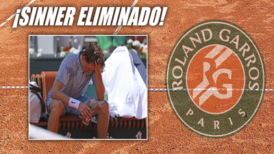 Debacle de Sinner en segunda ronda de Roland Garros