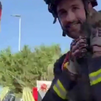Los bomberos salvan a un gato atrapado desde el lunes en un árbol de Brunete