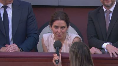 Isabel Díaz Ayuso, presente en la Corrida de la Prensa