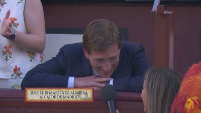 Almeida, presente en la Corrida de la Prensa