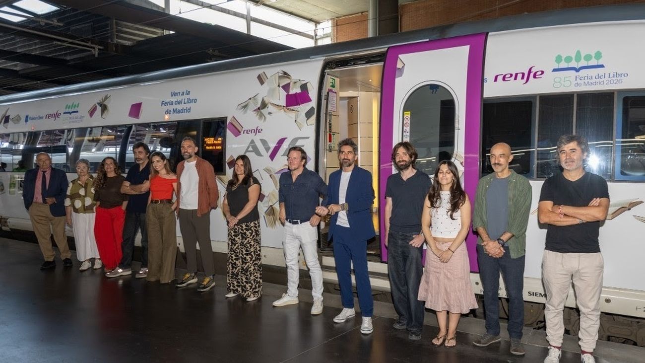 Autores participantes en el Tren de la Cultura 2026.