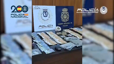 Detenidos tres hombres en un  narcopiso desmantelado en Villa de Vallecas