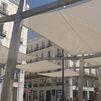 Vuelven los toldos a Sol: 32 grandes lonas de tela darán sombra en la capital