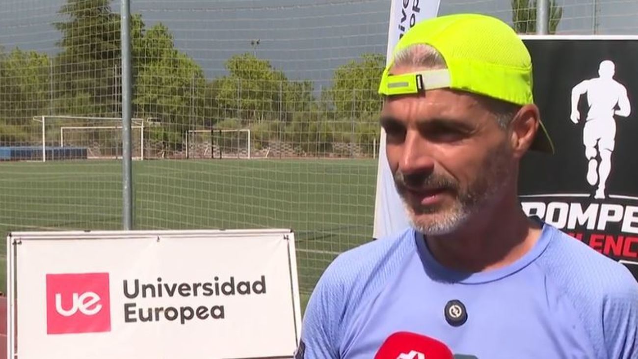 Jimmy, el bombero solidario que recorre la región para sensibilizar sobre el suicidio juvenil