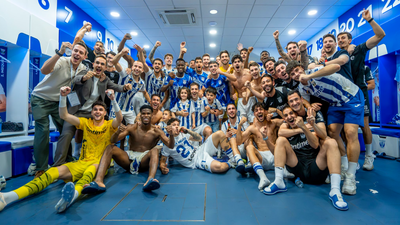 Así celebra el Leganés la permanencia