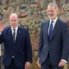 Felipe VI recibe al príncipe Alberto de Mónaco