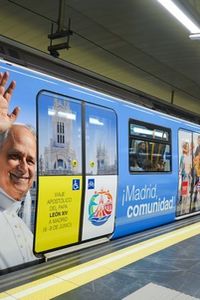 Siete estaciones de Metro cierran el domingo debido a la misa en Cibeles