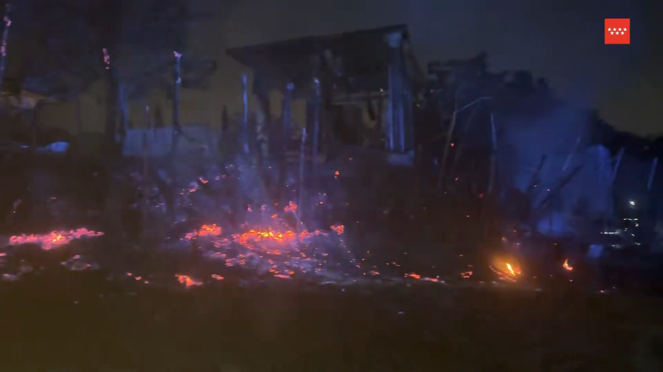Incendio en un chalet de Boadilla del Monte