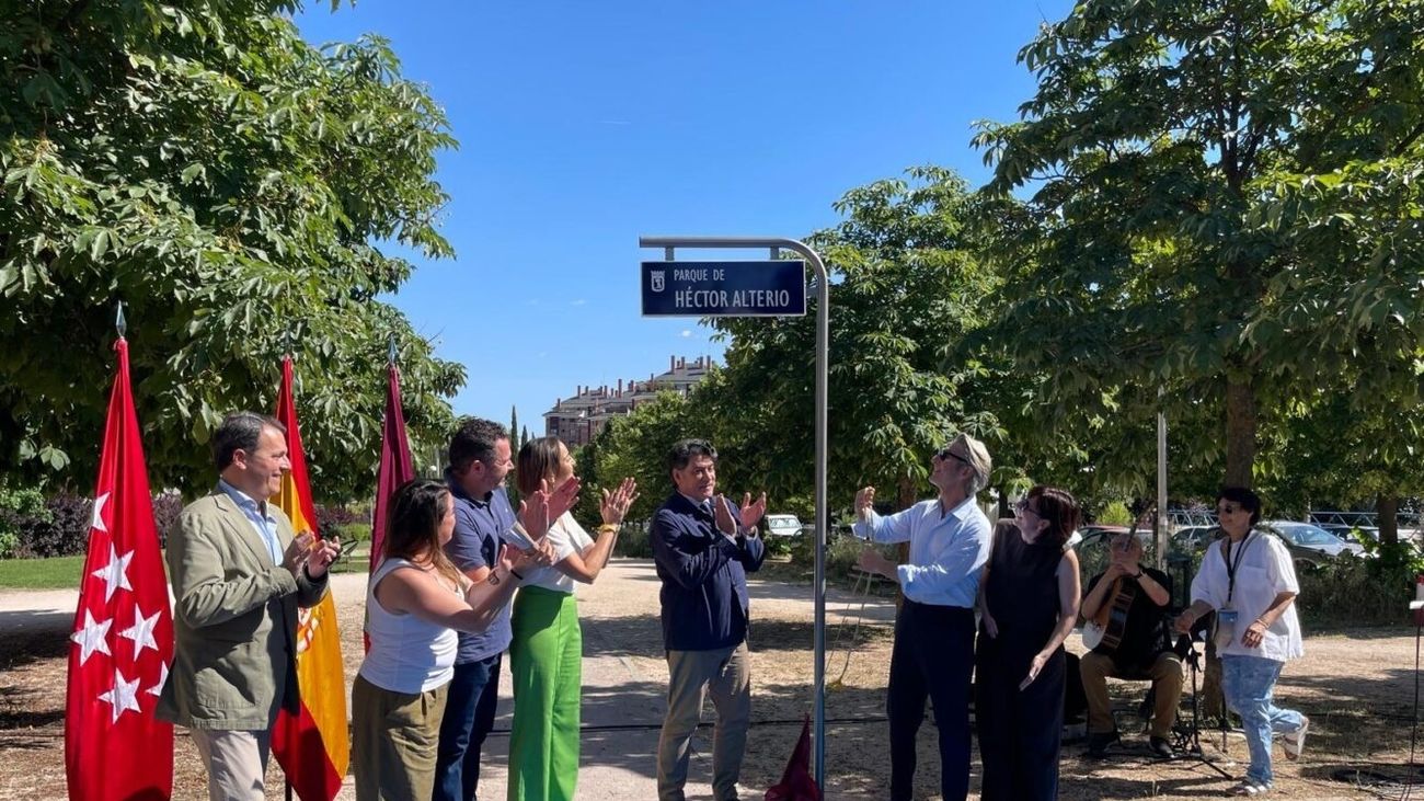 Madrid dedica un parque al actor Héctor Alterio en el distrito de Hortaleza