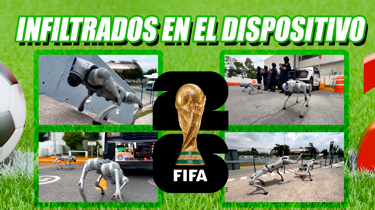 Perros robots patrullarán en el Mundial en México