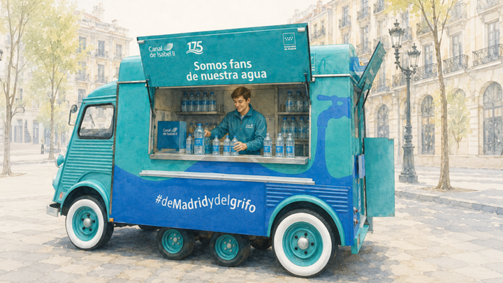Habrá 'Water TRuck' especiales para garantizar la hidratación de los asistentes / CANAL DE ISABEL II