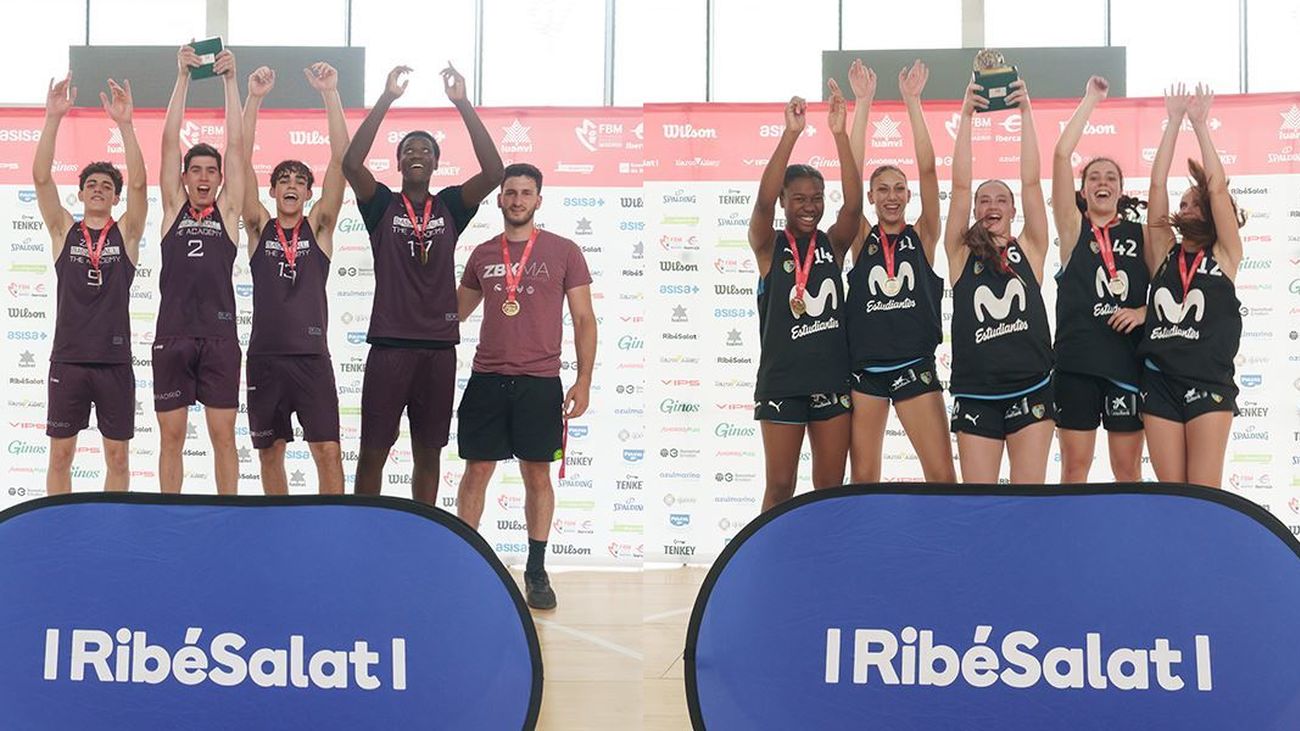 Zentro y Estudiantes A, campeones de Madrid 3x3 Sub'17