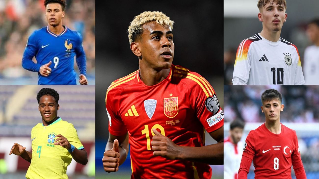 Lamine Yamal, Doué, Guler, Endrick