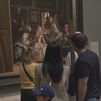 La cultura madrileña, en blanco y amarillo, durante la visita de León XIV