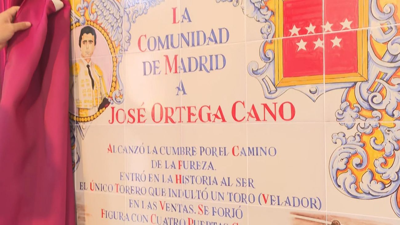 La Comunidad de Madrid rinde tributo a Ortega Cano con una placa en Las Ventas