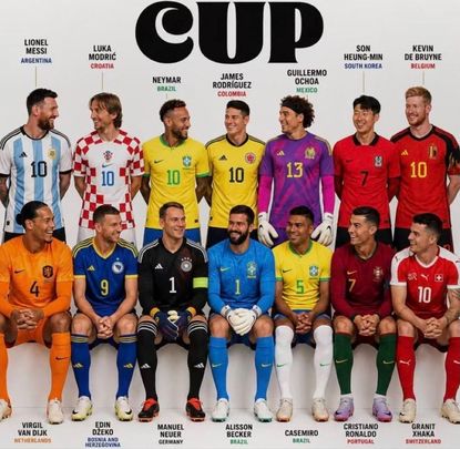 Jugadores en su último Mundial / fifa