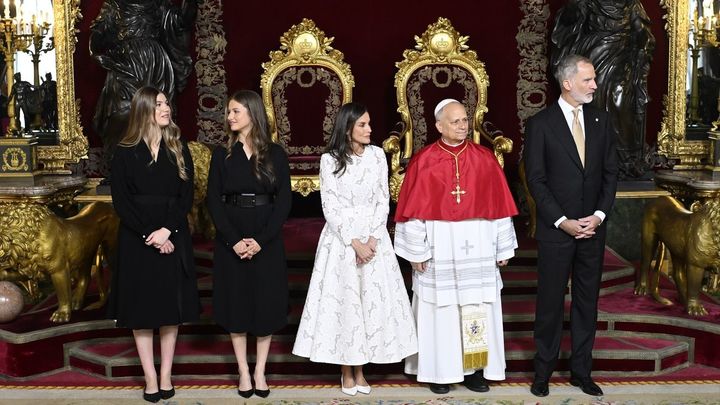 La Casa Real recibe al Papa León XIV en el Palacio Real de Madrid / EUROPA PRESS