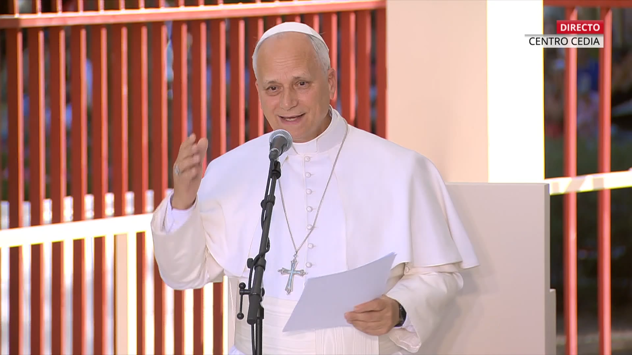León XVI: "Estoy aquí como un madrileño más"