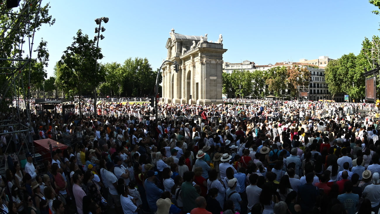 Emoción y devoción en la histórica misa con León XIV en Cibeles ante más de millón de fieles