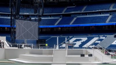 Todo listo en el Bernabéu para acoger el encuentro de León XIV con la Iglesia de Madrid este lunes