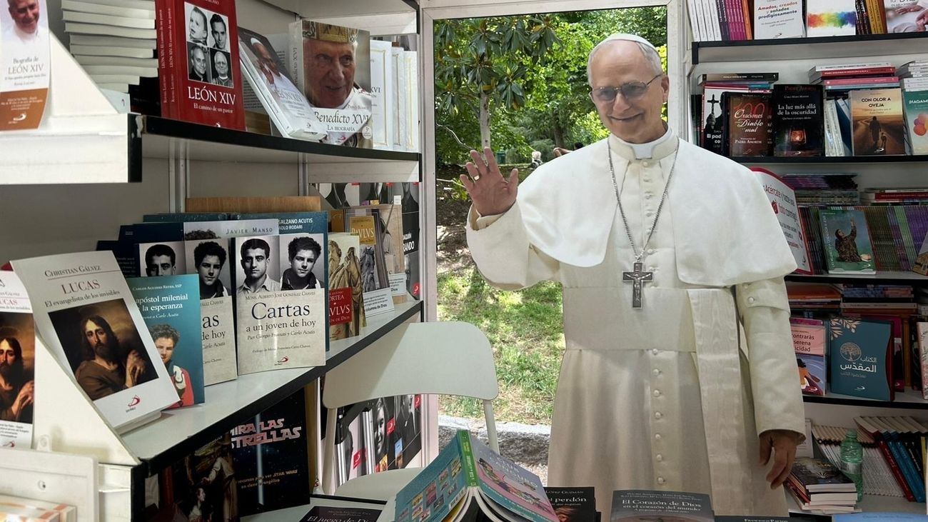 El papa León XIV, en la 84º edición de la Feria del Libro de Madrid